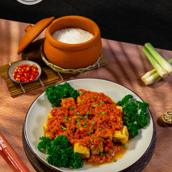 Đậu hũ sốt cà chua
